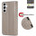 Handy Tasche für Samsung Galaxy A17 5G Hülle Handyhülle Klapphülle Wallet Case in Grau