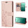 Handy Tasche für Samsung Galaxy A17 5G Hülle Handyhülle Klapphülle Wallet Case in Rosegold