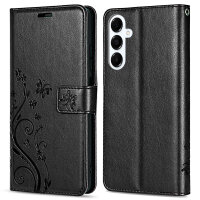 Handy Tasche für Samsung Galaxy A17 5G Hülle Handyhülle Klapphülle Wallet Case in Schwarz