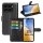 Handy Tasche für ZTE Blade A56 Handyhülle Flip Cover Wallet Case Hülle Etui Schwarz