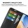 Handy Tasche für ZTE Blade A56 Handyhülle Flip Cover Wallet Case Hülle Etui Schwarz