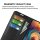 Handy Tasche für ZTE Blade V70 Handyhülle Flip Cover Wallet Case Hülle Etui Schwarz