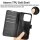 Handy Tasche für ZTE Blade V70 Handyhülle Flip Cover Wallet Case Hülle Etui Schwarz