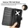 Handy Tasche für ZTE Blade V70 Max Handyhülle Flip Cover Wallet Case Hülle Etui Schwarz