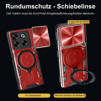 Outdoor Panzer Hülle für ZTE Blade V70 Handyhülle mit Slide Kameraschutz Ringhalter Bumper in Rot