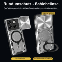 Outdoor Panzer Hülle für ZTE Blade V70 Handyhülle mit Slide Kameraschutz Ringhalter Bumper in Silber