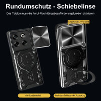 Outdoor Panzer Hülle für ZTE Blade V70 Handyhülle mit Slide Kameraschutz Ringhalter Bumper in Schwarz