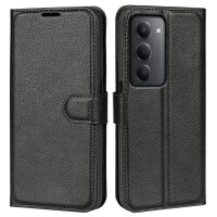 Hülle für Xiaomi Redmi 15 Handyhülle Handy Tasche Klapphülle Flipcase Wallet Case Etui Schwarz