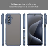 Handyhülle für Samsung Galaxy A17 5G Stoßfest Matt Back Cover Blau