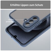 Handyhülle für Samsung Galaxy A17 5G Stoßfest Matt Back Cover Blau