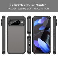 Handyhülle für Google Pixel 10 Pro XL Stoßfest Matt Back Cover Schwarz