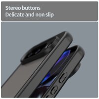 Handyhülle für Google Pixel 10 Pro XL Stoßfest Matt Back Cover Schwarz