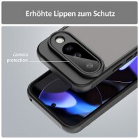 Handyhülle für Google Pixel 10 Pro XL Stoßfest Matt Back Cover Schwarz