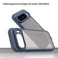 Handyhülle für Google Pixel 10 Pro XL Stoßfest Matt Back Cover Blau