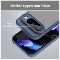 Handyhülle für Google Pixel 10 Pro XL Stoßfest Matt Back Cover Blau
