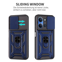 Outdoor Panzer Hülle für Xiaomi Redmi 15C (173cm) Handyhülle Kameraschutz Ringhalter in Blau