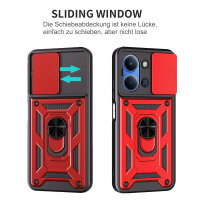 Outdoor Panzer Hülle für Xiaomi Redmi 15C (173cm) Handyhülle Kameraschutz Ringhalter in Rot