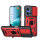 Outdoor Panzer Hülle für Xiaomi Redmi 15C (173cm) Handyhülle Kameraschutz Ringhalter in Rot