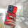 Outdoor Panzer Hülle für Xiaomi Redmi 15C (173cm) Handyhülle Kameraschutz Ringhalter in Rot