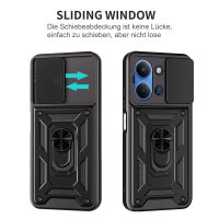 Outdoor Panzer Hülle für Xiaomi Redmi 15C (173cm) Handyhülle Kameraschutz Ringhalter in Schwarz