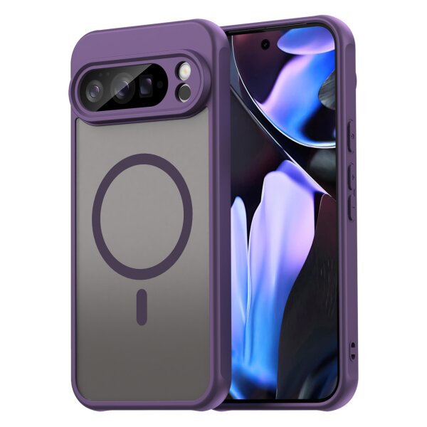 Handyhülle für Google Pixel 10 Pro XL Matt Case Schutzhülle Kratzfest Passgenau Lila