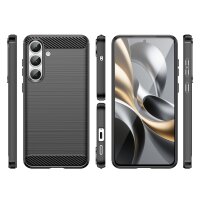 Carbon Hülle für Samsung Galaxy S25 FE Handyhülle Back Cover Handy Tasche