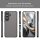 Matte Hülle für Samsung Galaxy S25 FE Stoßfest Matt Back Cover in Schwarz