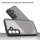 Matte Hülle für Samsung Galaxy S25 FE Stoßfest Matt Back Cover in Schwarz