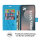 Handy Tasche für Samsung Galaxy S25 FE Hülle Handyhülle Klapphülle Wallet Case in Blau