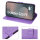 Handy Tasche für Samsung Galaxy S25 FE Hülle Handyhülle Klapphülle Wallet Case in Lila