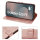 Handy Tasche für Samsung Galaxy S25 FE Hülle Handyhülle Klapphülle Wallet Case in Rosegold