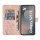 Handy Tasche für Samsung Galaxy S25 FE Hülle Handyhülle Klapphülle Wallet Case in Rosegold