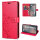 Handy Tasche für Samsung Galaxy S25 FE Hülle Handyhülle Klapphülle Wallet Case in Rot