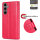 Handy Tasche für Samsung Galaxy S25 FE Hülle Handyhülle Klapphülle Wallet Case in Rot