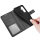 Handy Tasche für Samsung Galaxy S25 FE Hülle Handyhülle Klapphülle Wallet Case in Schwarz
