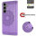 Handy Tasche für Samsung Galaxy S25 FE Hülle Handyhülle Klapphülle Wallet Case in Lila