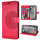 Handy Tasche für Samsung Galaxy S25 FE Hülle Handyhülle Klapphülle Wallet Case in Rot