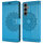 Handy Tasche für Samsung Galaxy S25 FE Hülle Handyhülle Klapphülle Wallet Case in Blau