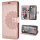 Handy Tasche für Samsung Galaxy S25 FE Hülle Handyhülle Klapphülle Wallet Case in Rosegold