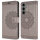 Handy Tasche für Samsung Galaxy S25 FE Hülle Handyhülle Klapphülle Wallet Case in Grau
