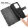Hülle für Xiaomi Redmi 15C Handy Tasche Handyhülle Wallet Case Flip Cover Schwarz
