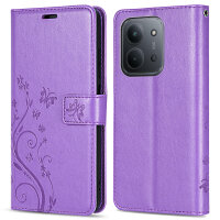 Hülle für Xiaomi Redmi 15C Handy Tasche Handyhülle Wallet Case Flip Cover Lila