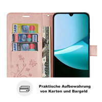 Hülle für Xiaomi Redmi 15C Handy Tasche Handyhülle Wallet Case Flip Cover Rosegold