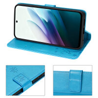 Hülle für Xiaomi Redmi 15 4G / 5G Handy Tasche Handyhülle Wallet Case Flip Cover Blau