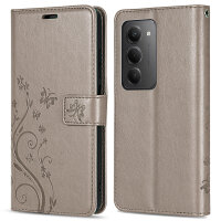 Hülle für Xiaomi Redmi 15 4G / 5G Handy Tasche Handyhülle Wallet Case Flip Cover Grau