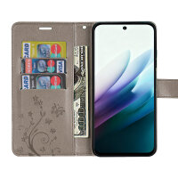 Hülle für Xiaomi Redmi 15 4G / 5G Handy Tasche Handyhülle Wallet Case Flip Cover Grau