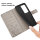 Hülle für Xiaomi Redmi 15 4G / 5G Handy Tasche Handyhülle Wallet Case Flip Cover Grau