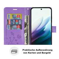 Hülle für Xiaomi Redmi 15 4G / 5G Handy Tasche Handyhülle Wallet Case Flip Cover Lila