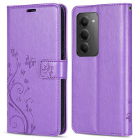 Hülle für Xiaomi Redmi 15 4G / 5G Handy Tasche Handyhülle Wallet Case Flip Cover Lila