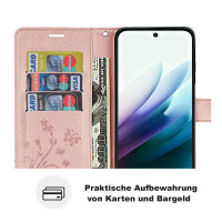 Hülle für Xiaomi Redmi 15 4G / 5G Handy Tasche Handyhülle Wallet Case Flip Cover Rosegold